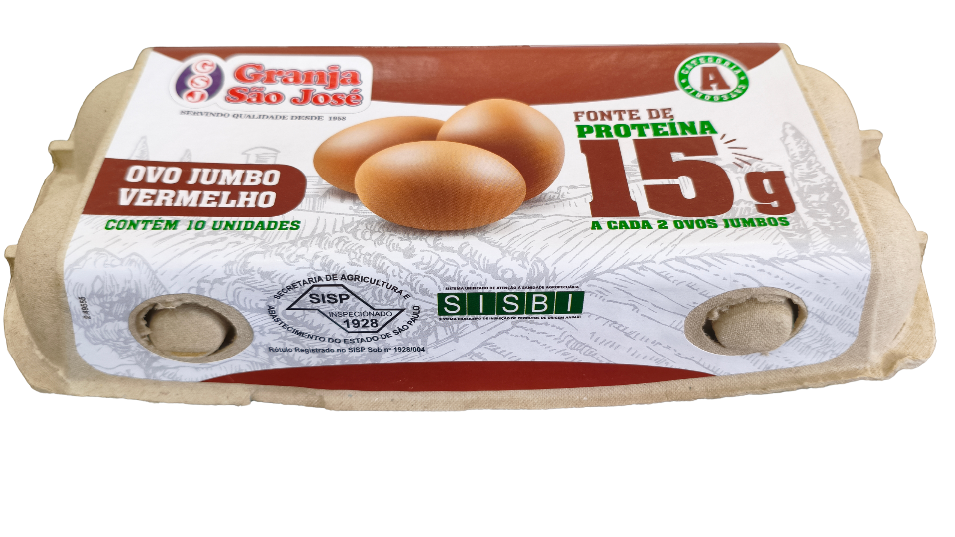 Ovo Jumbo Vermelho
